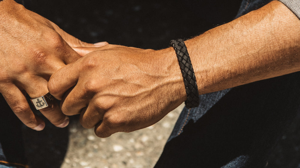 steel ship anchor ring