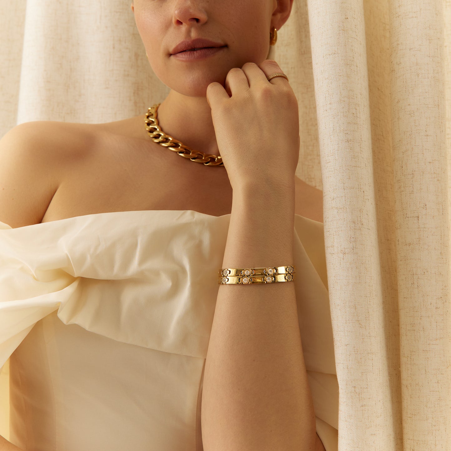 Chunky Curb Chain Necklace - Women's Necklaces - The Steel Shop