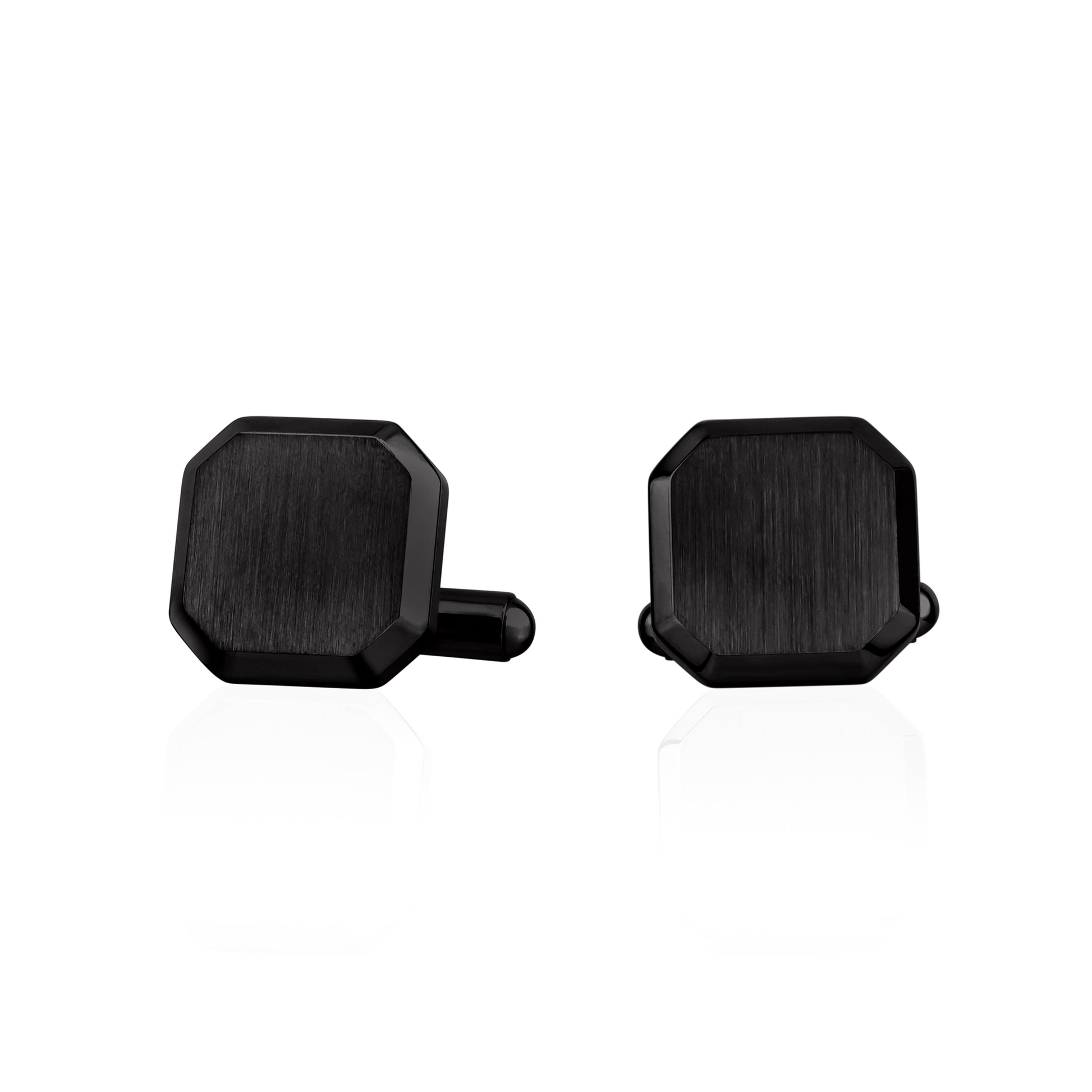 Beveled Edge Cufflinks - Cufflinks - The Steel Shop