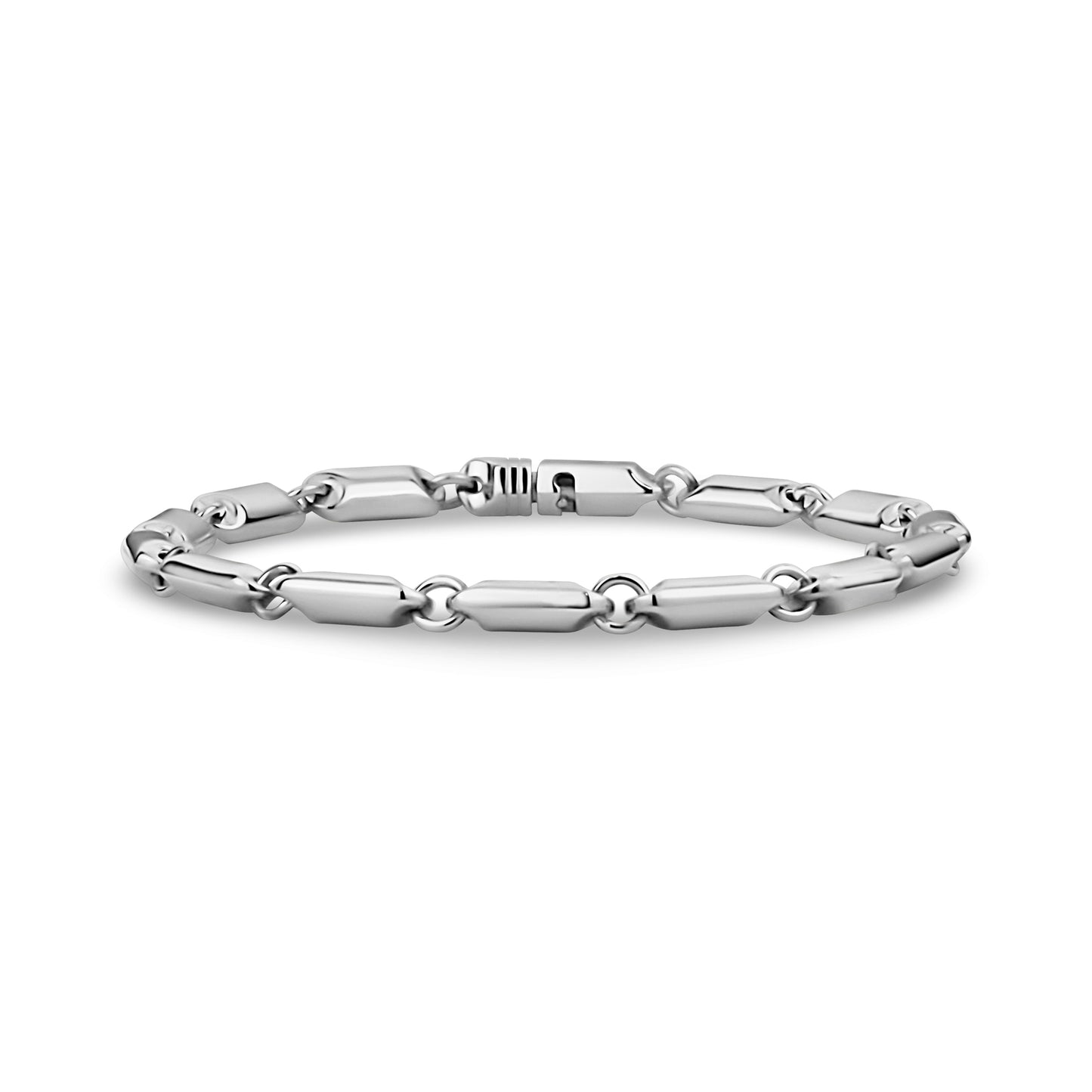 Solid Link Bracelet - Mens Steel Bracelets - The Steel Shop