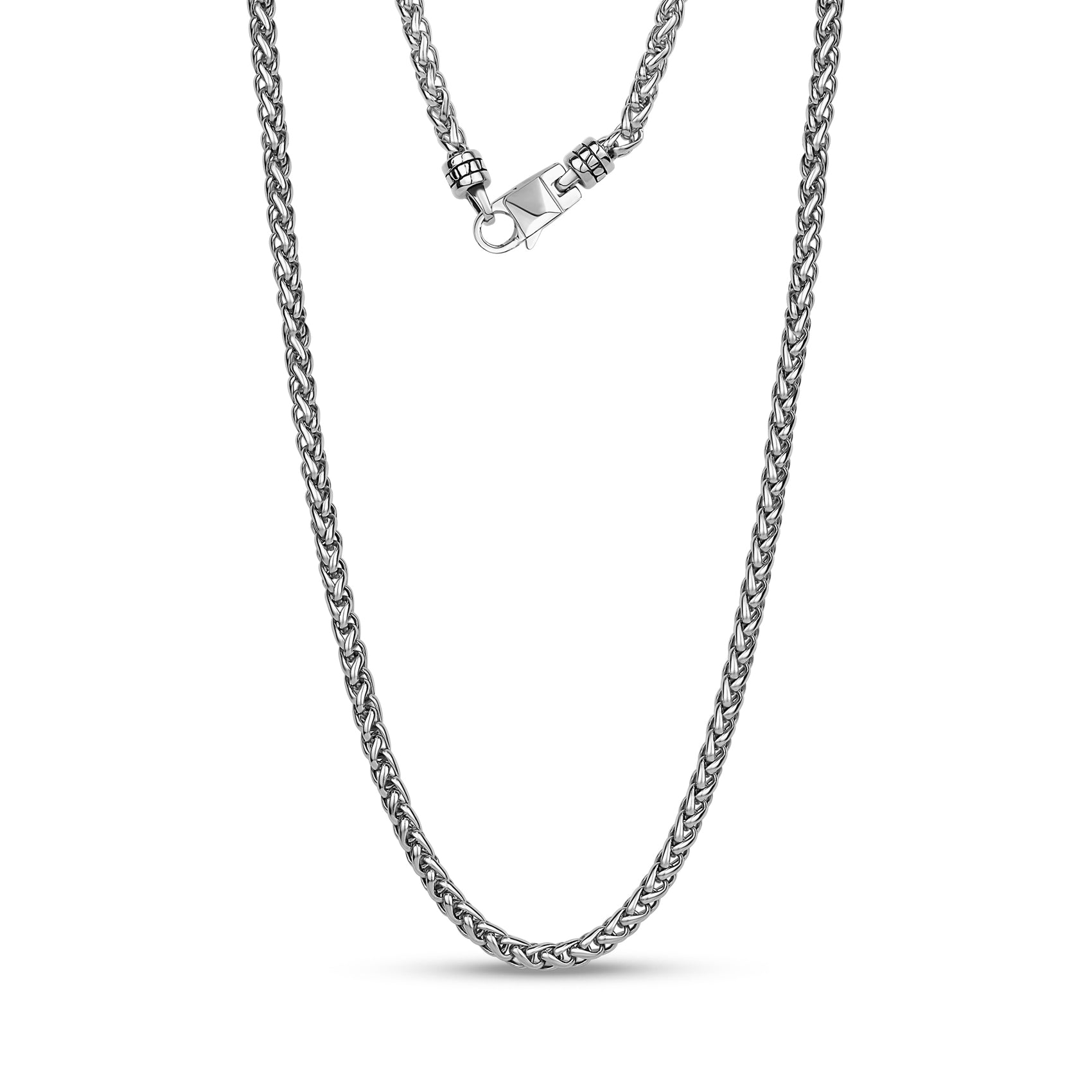 Custom Clasp Wheat Chain