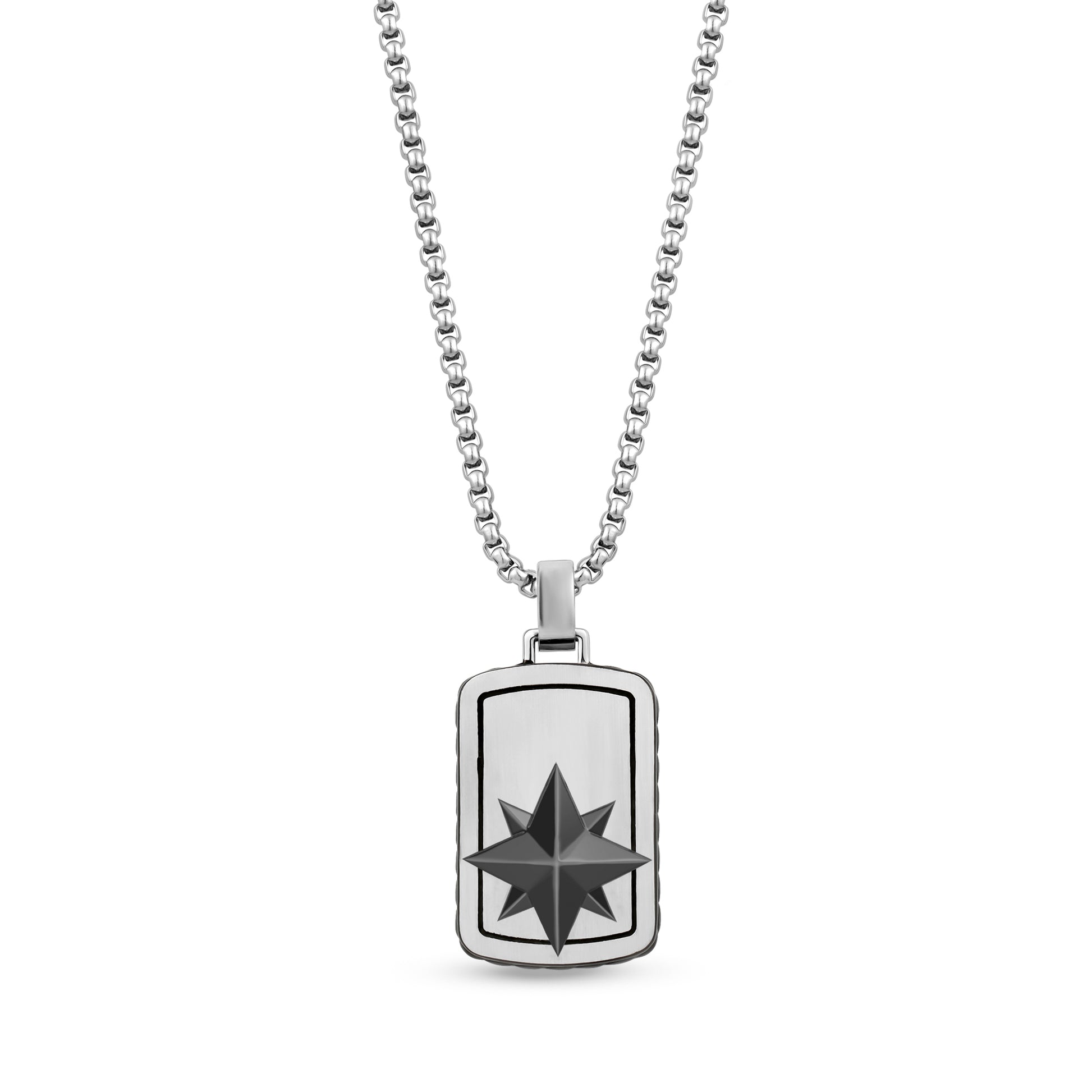 North Star Dog Tag - Men Pendant - The Steel Shop