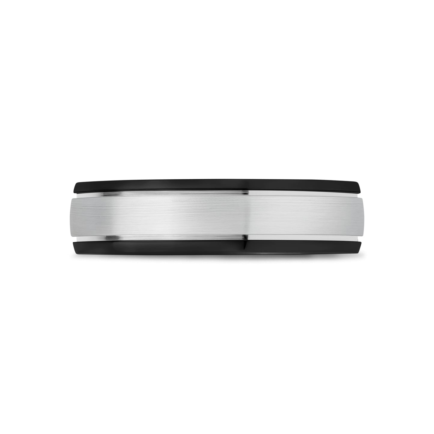 Two Tone Band - Men Ring - The Steel Shop