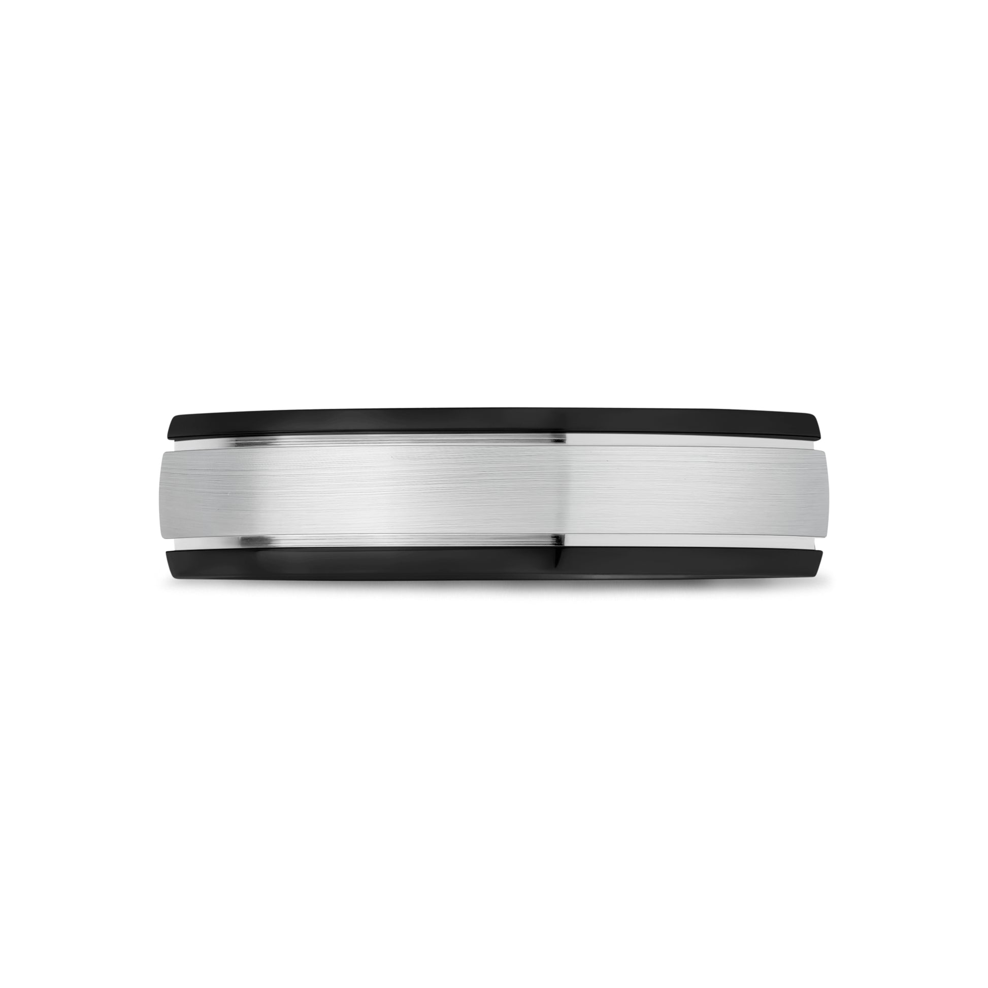 Two Tone Band - Men Ring - The Steel Shop
