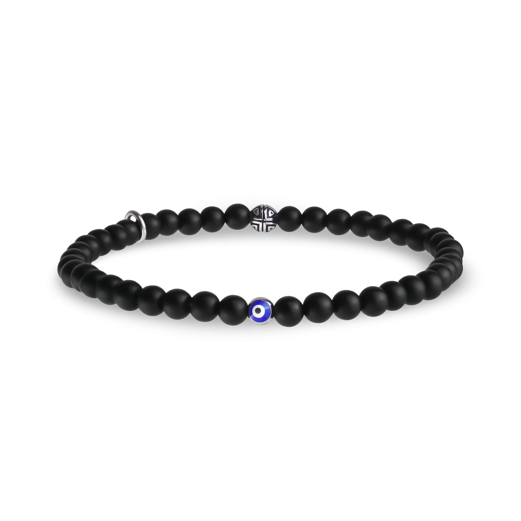 Evil Eye Protection Bead Bracelet | 4MM