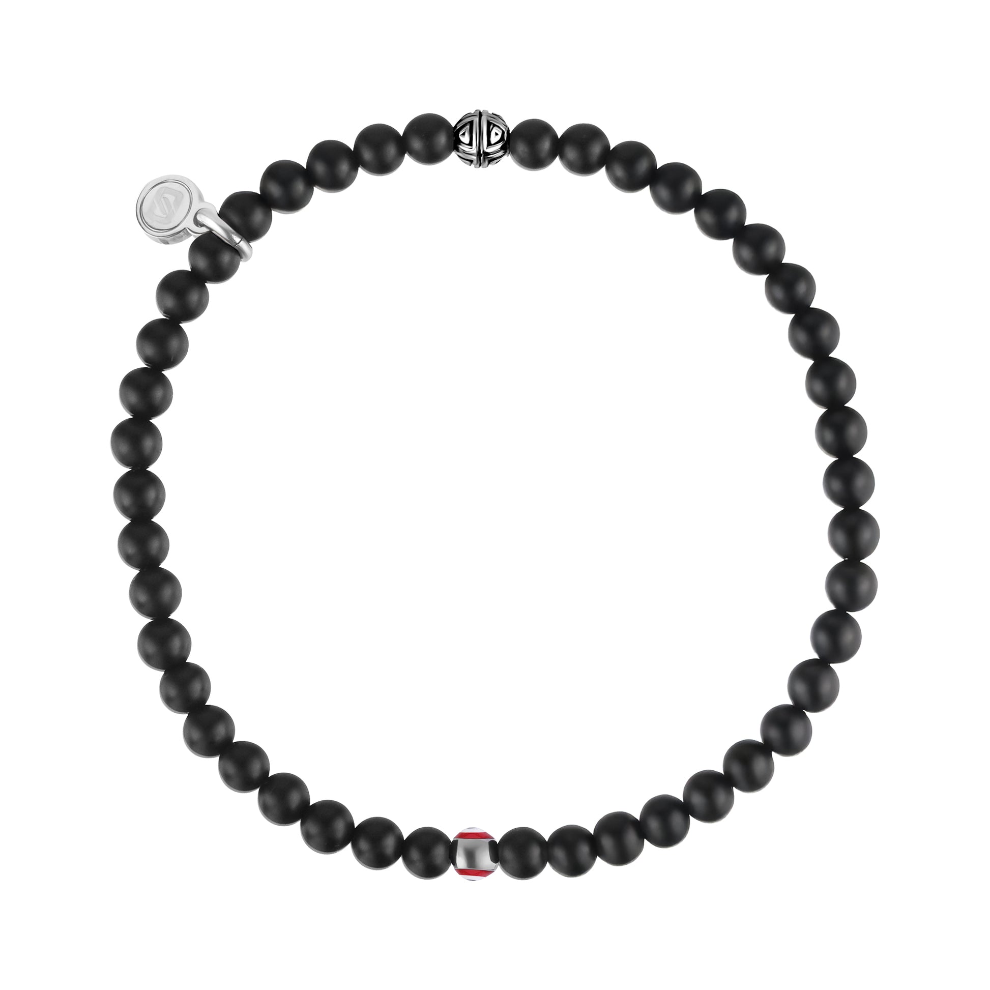 Evil Eye Protection Bead Bracelet | 4MM - Unisex Bead Bracelet - The Steel Shop