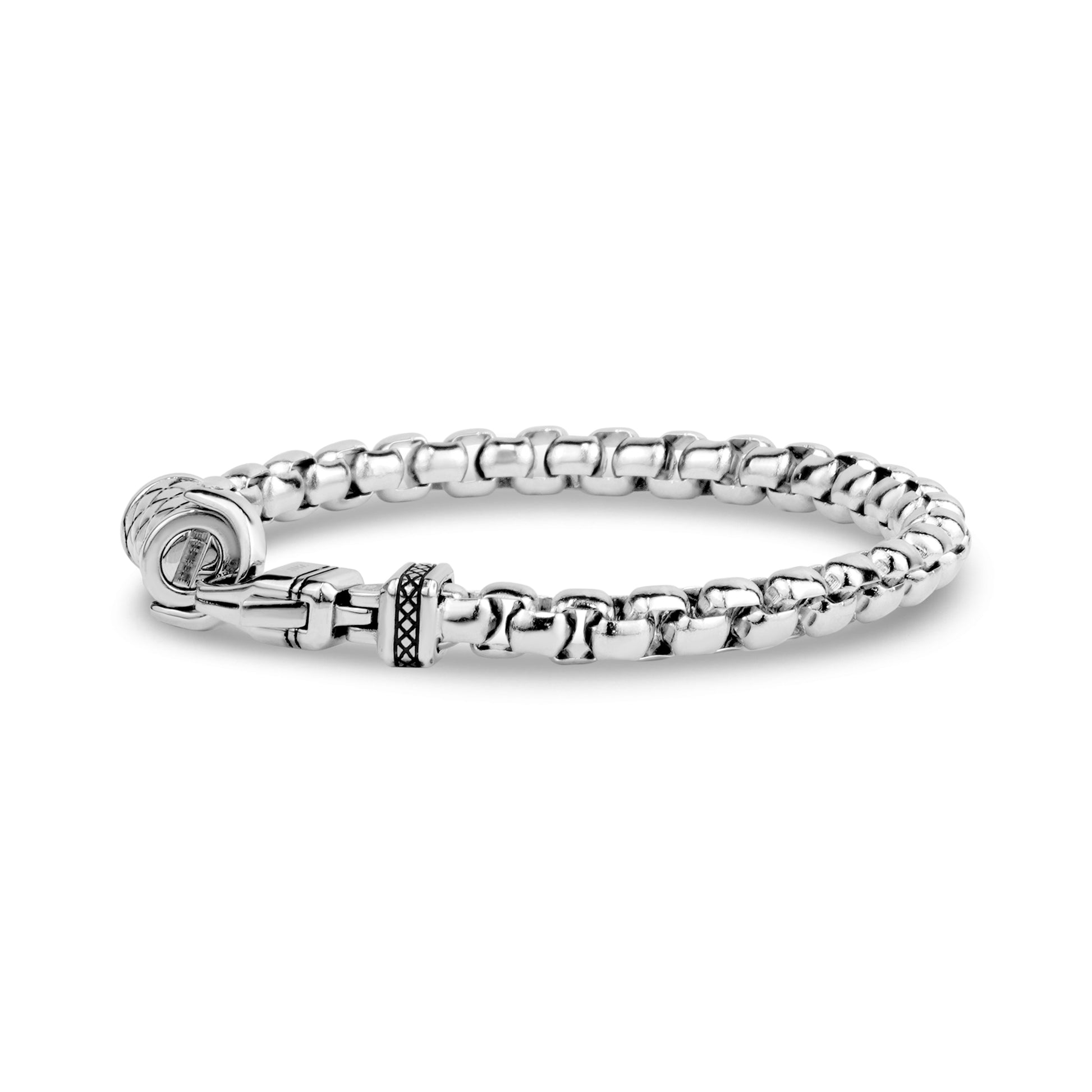 Rugged Cylinder Urn Bracelet - Mens Steel Bracelets - The Steel Shop