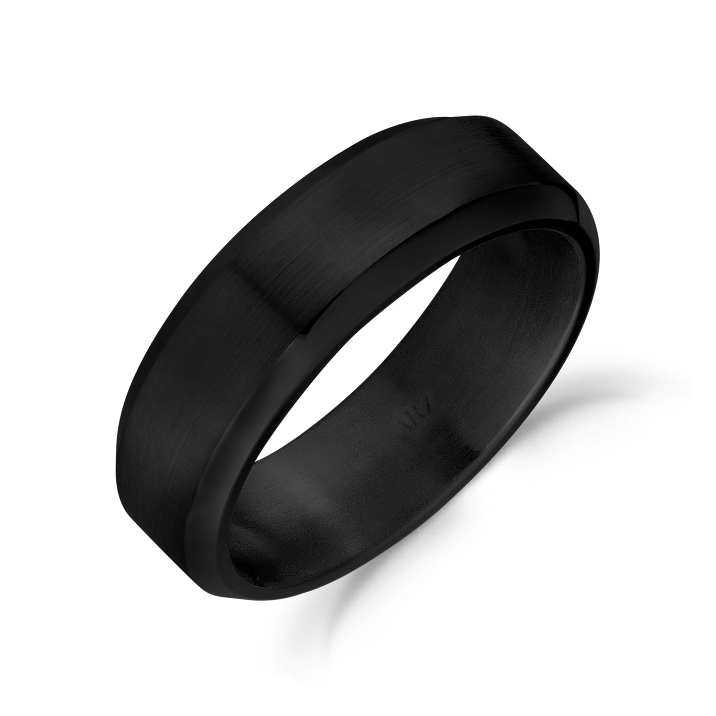 Beveled Edge Band | 6.5MM - Men Ring - The Steel Shop