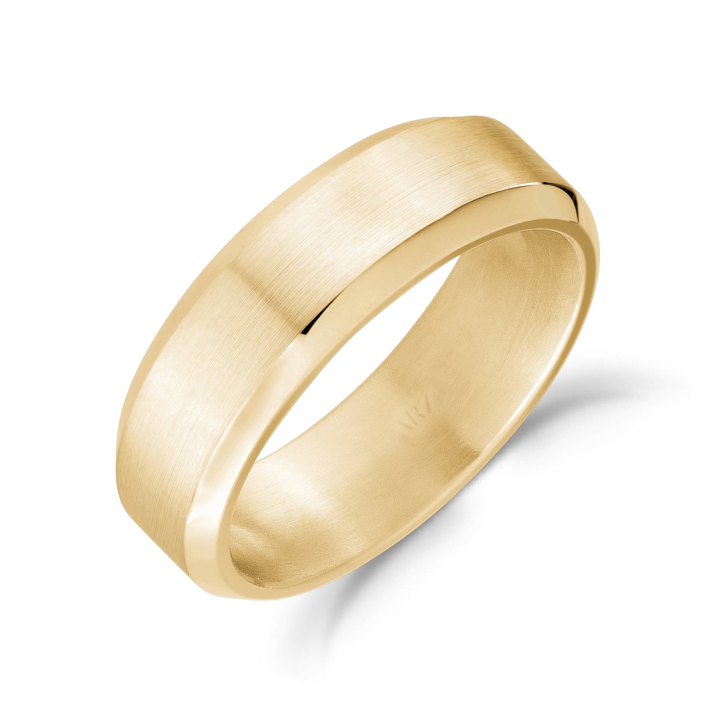Beveled Edge Band | 6.5MM - Men Ring - The Steel Shop