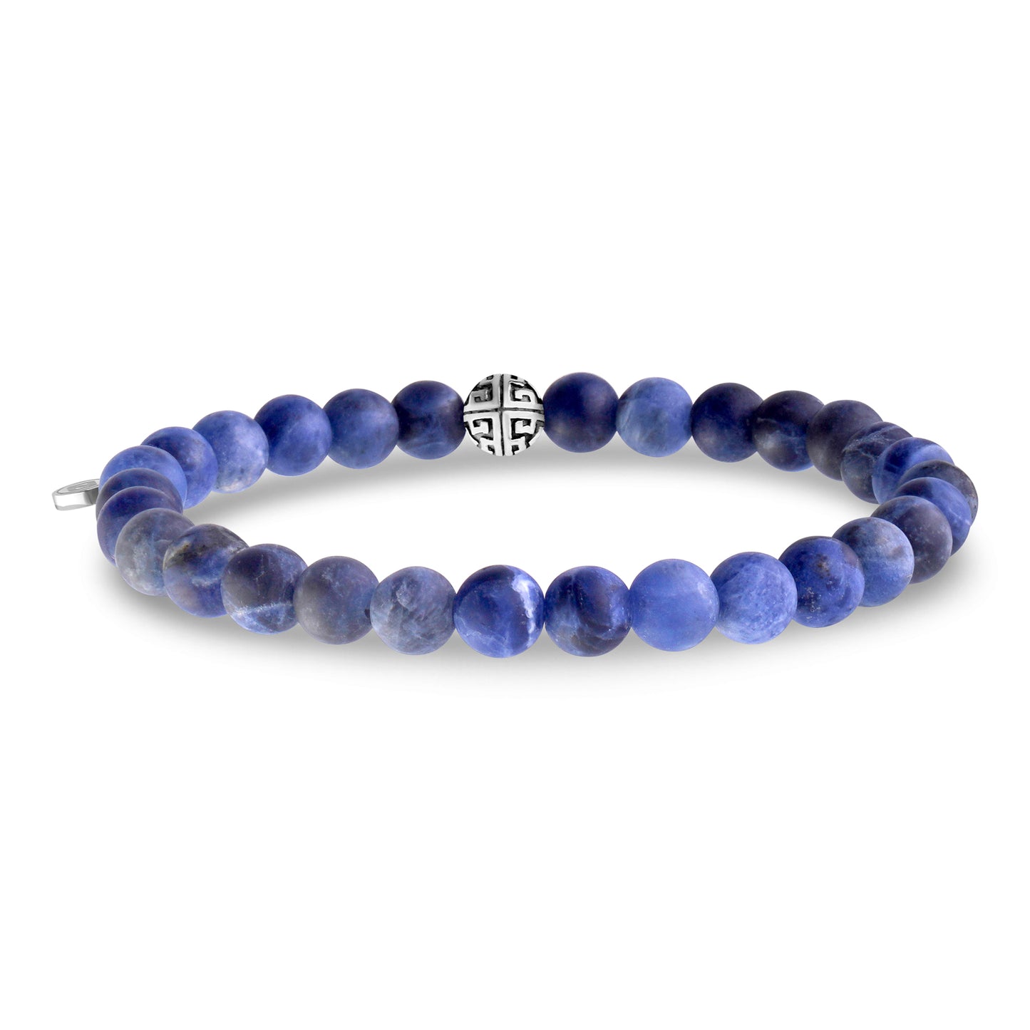 Matte Sodalite Bead Bracelet | 6MM - Unisex Bead Bracelet - The Steel Shop