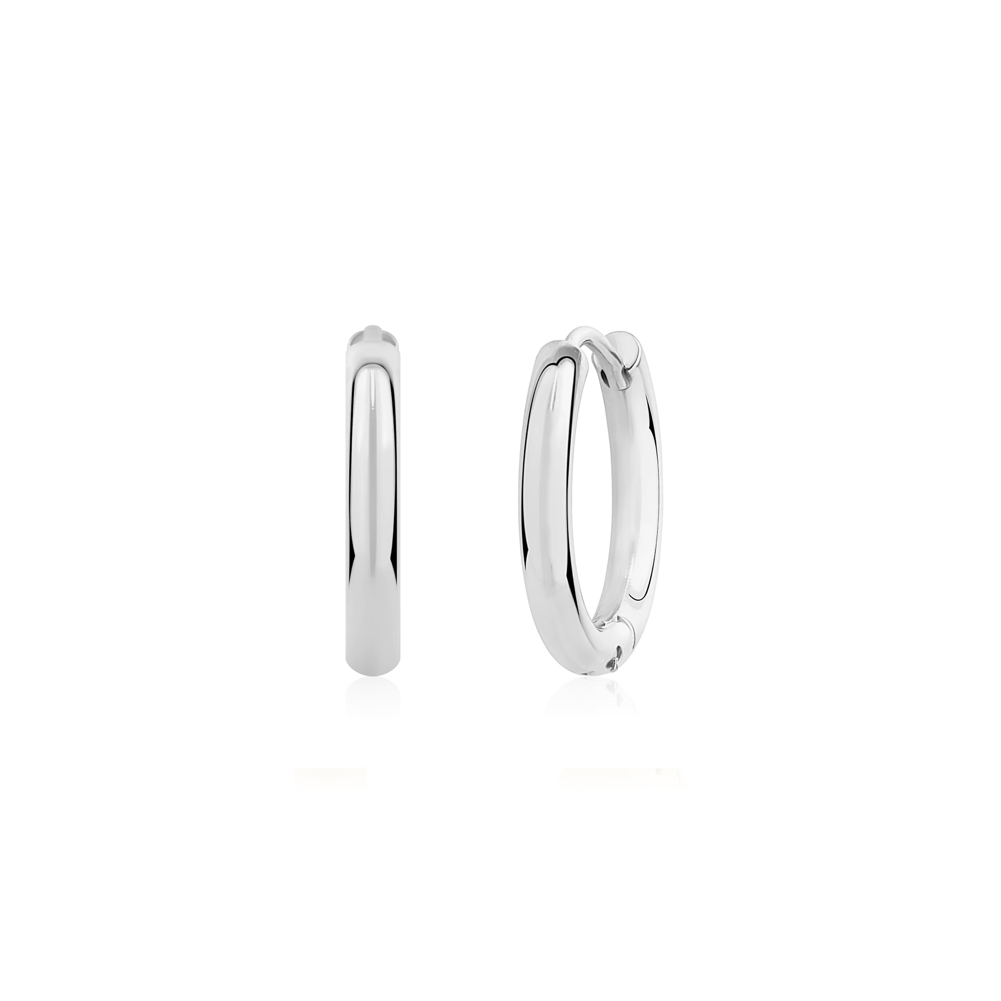 Simple Hoop Earrings - Earrings - The Steel Shop