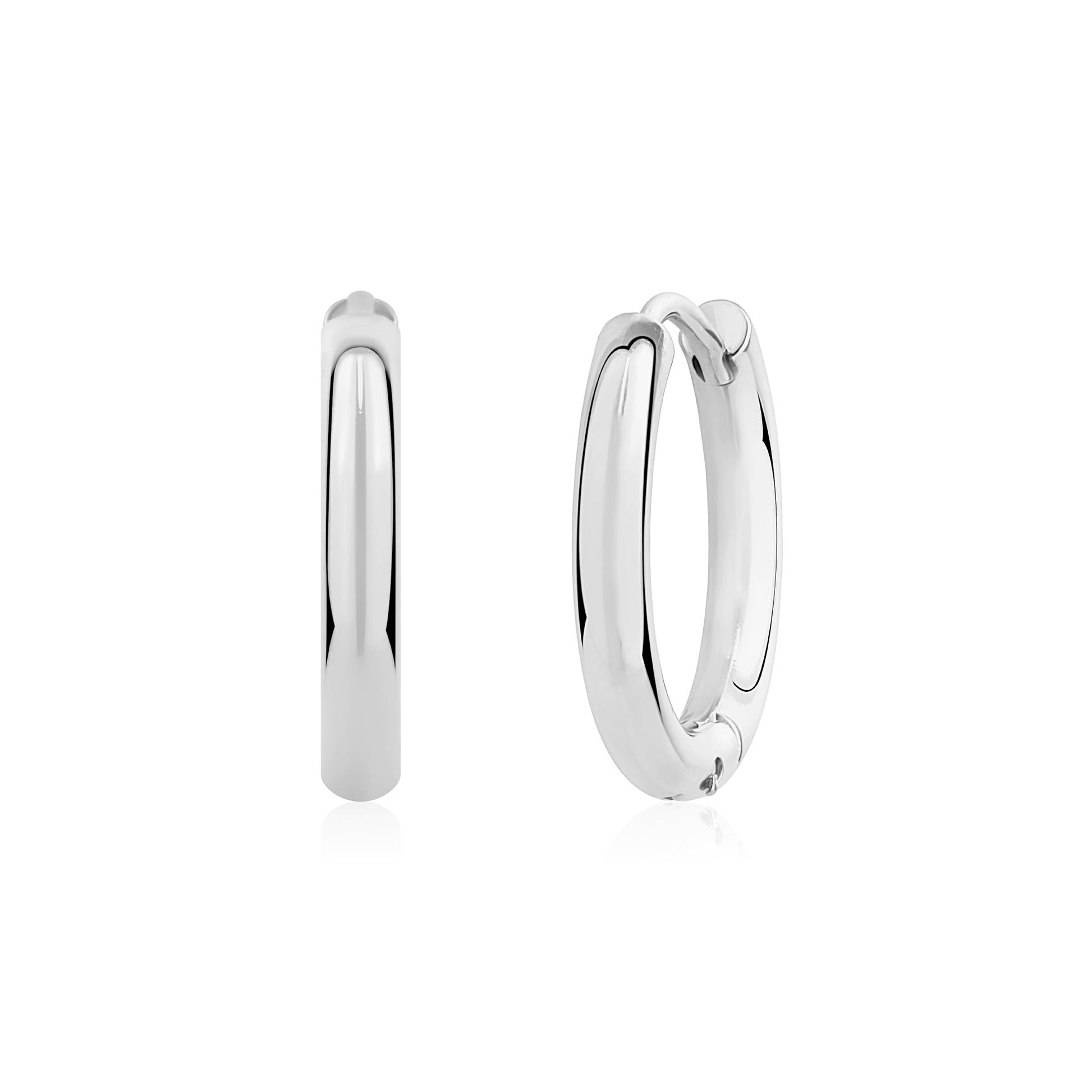 Simple Hoop Earrings - Earrings - The Steel Shop
