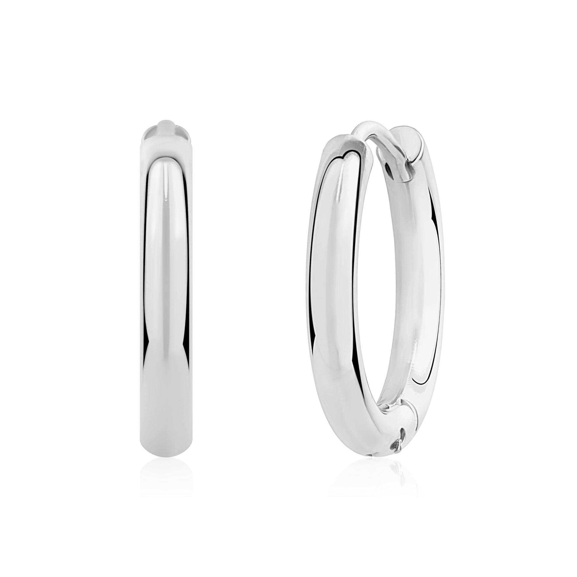 Simple Hoop Earrings - Earrings - The Steel Shop