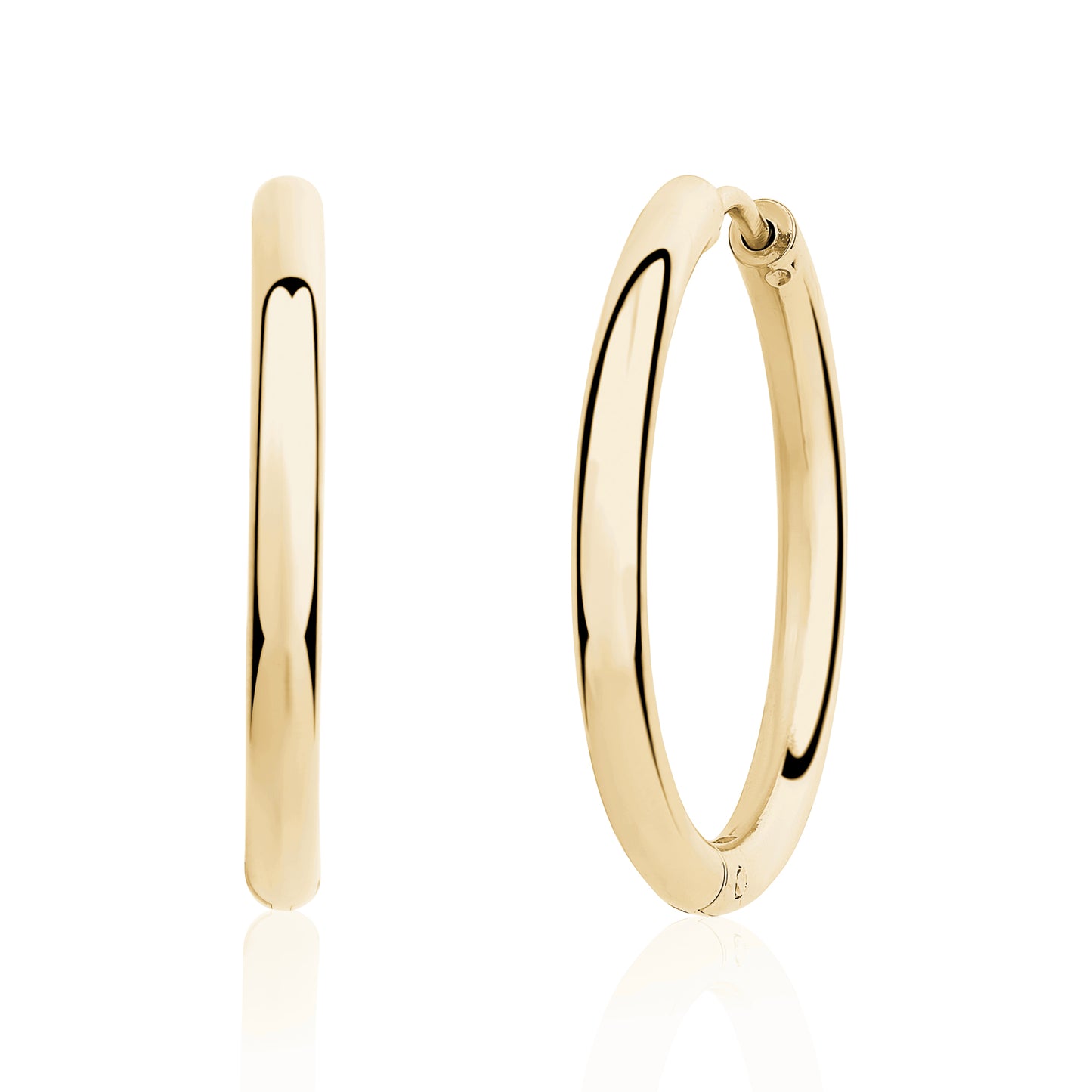 Simple Hoop Earrings - Earrings - The Steel Shop