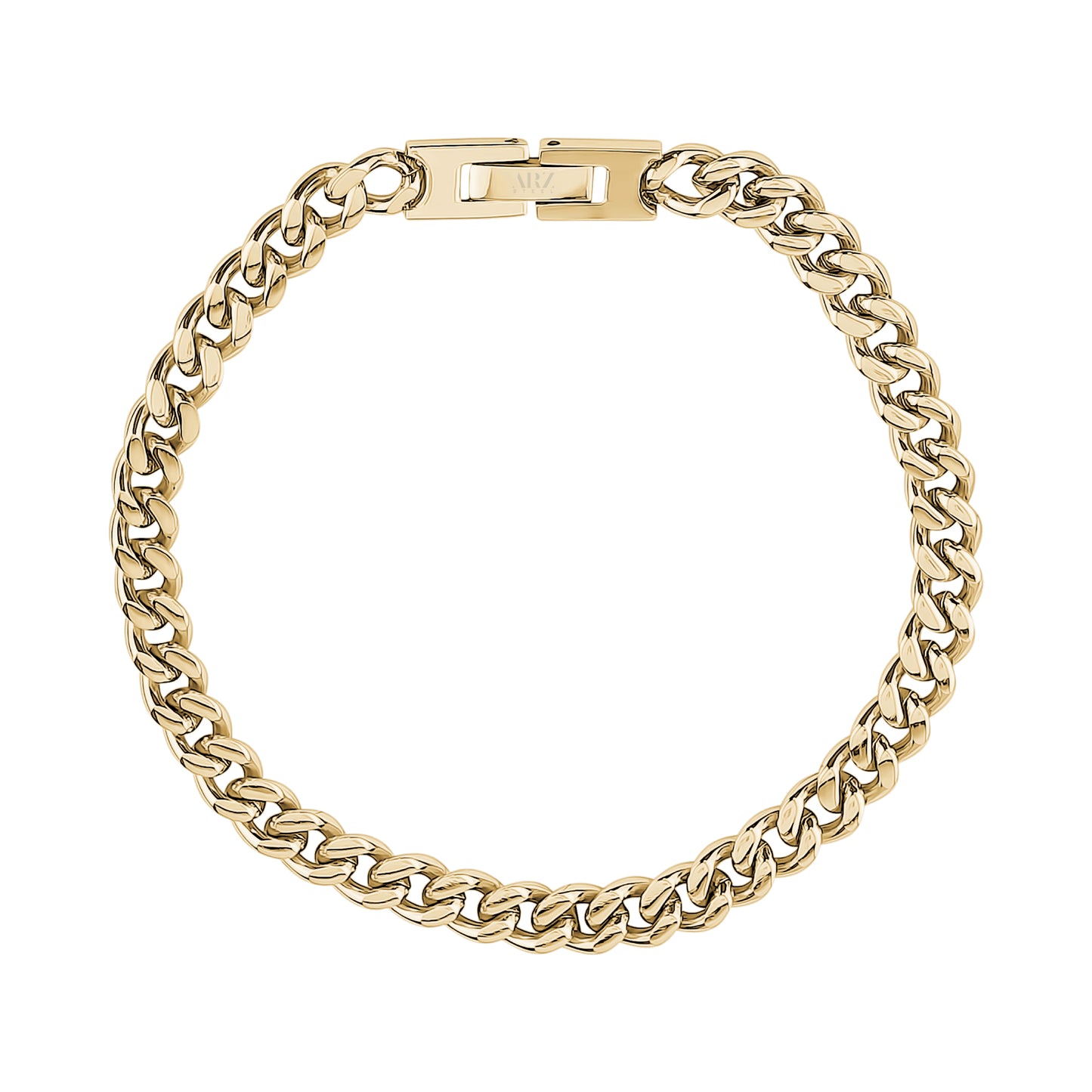 6mm Gold Cuban Link Bracelet