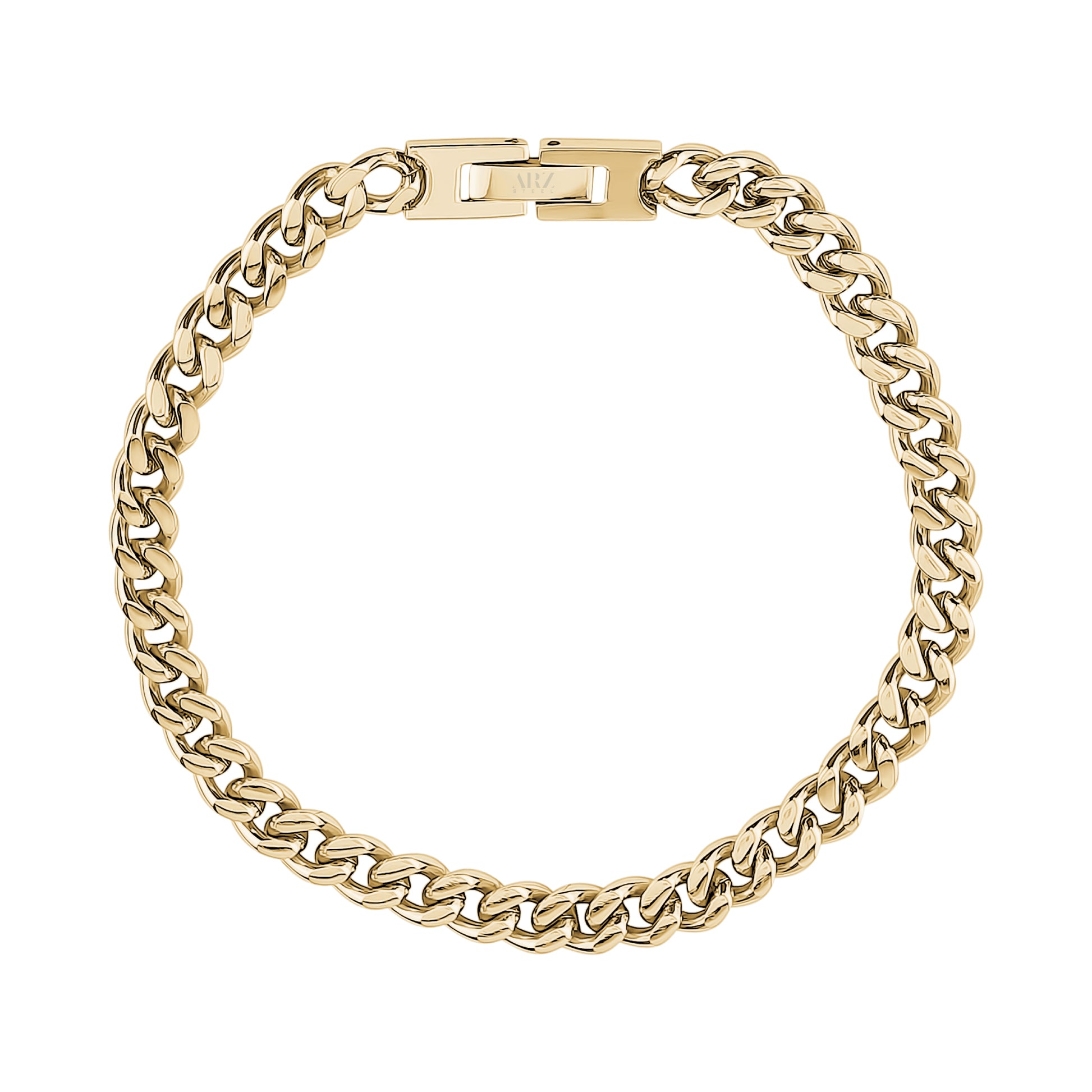 6mm Gold Cuban Link Bracelet