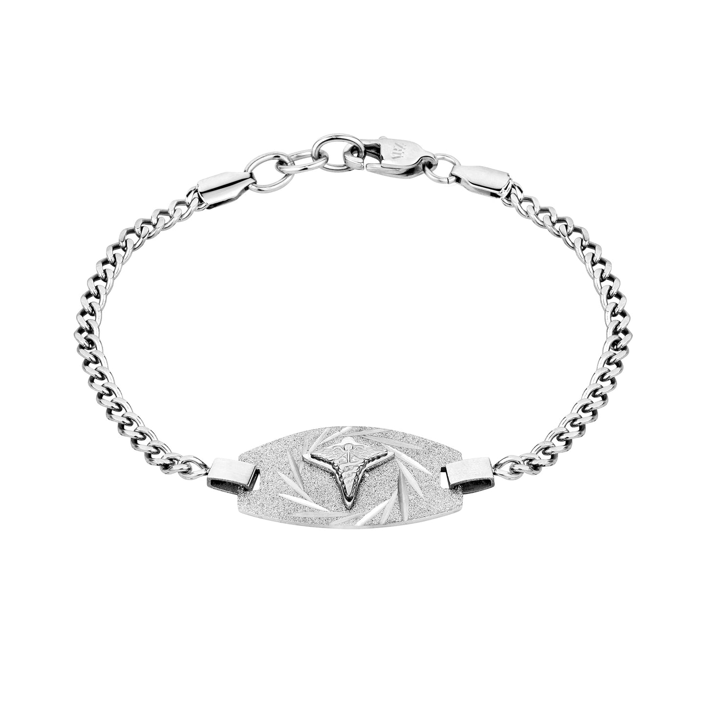 Medical Bracelets - Engravable Medical ID Cuban Link Bracelet