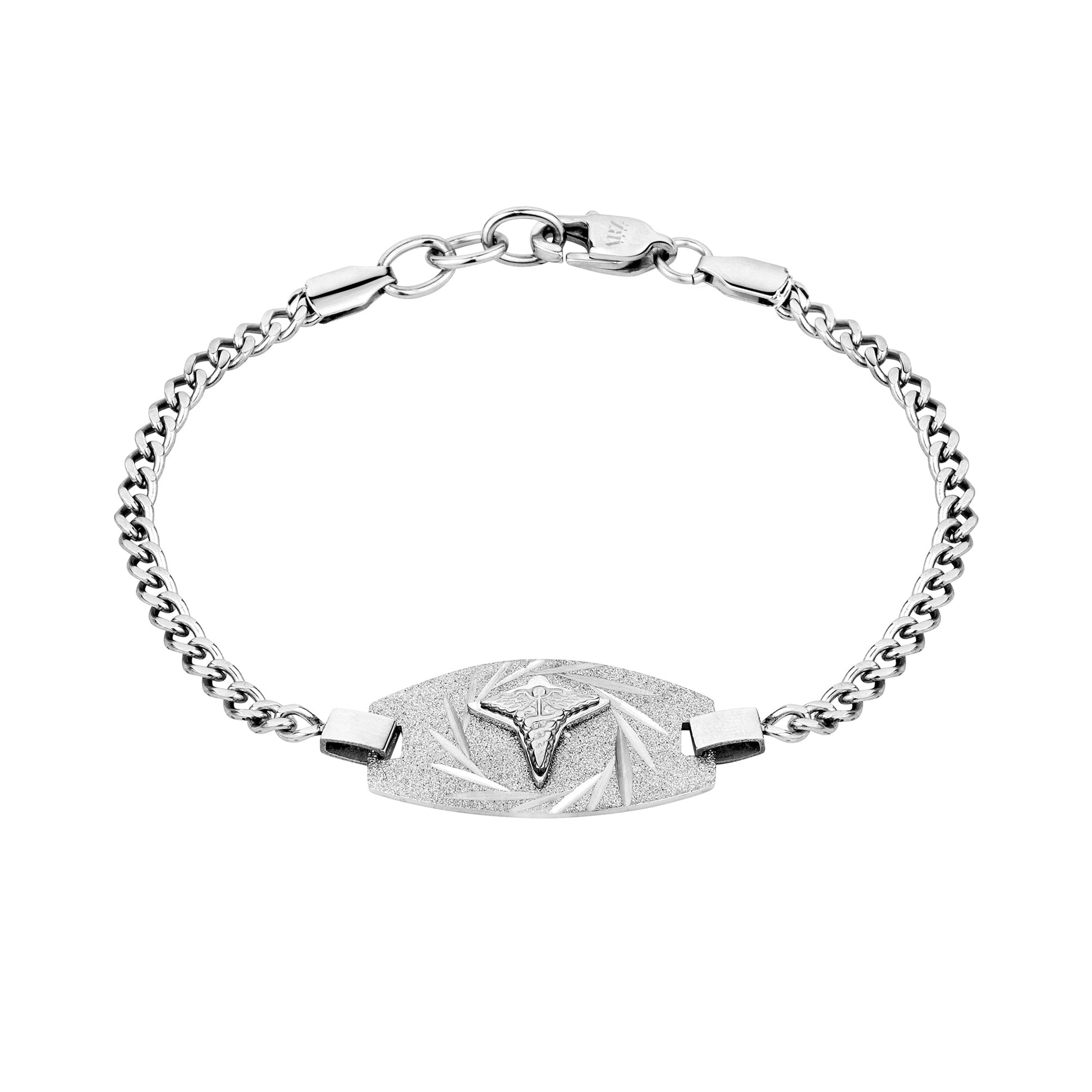 Medical Bracelets - Engravable Medical ID Cuban Link Bracelet