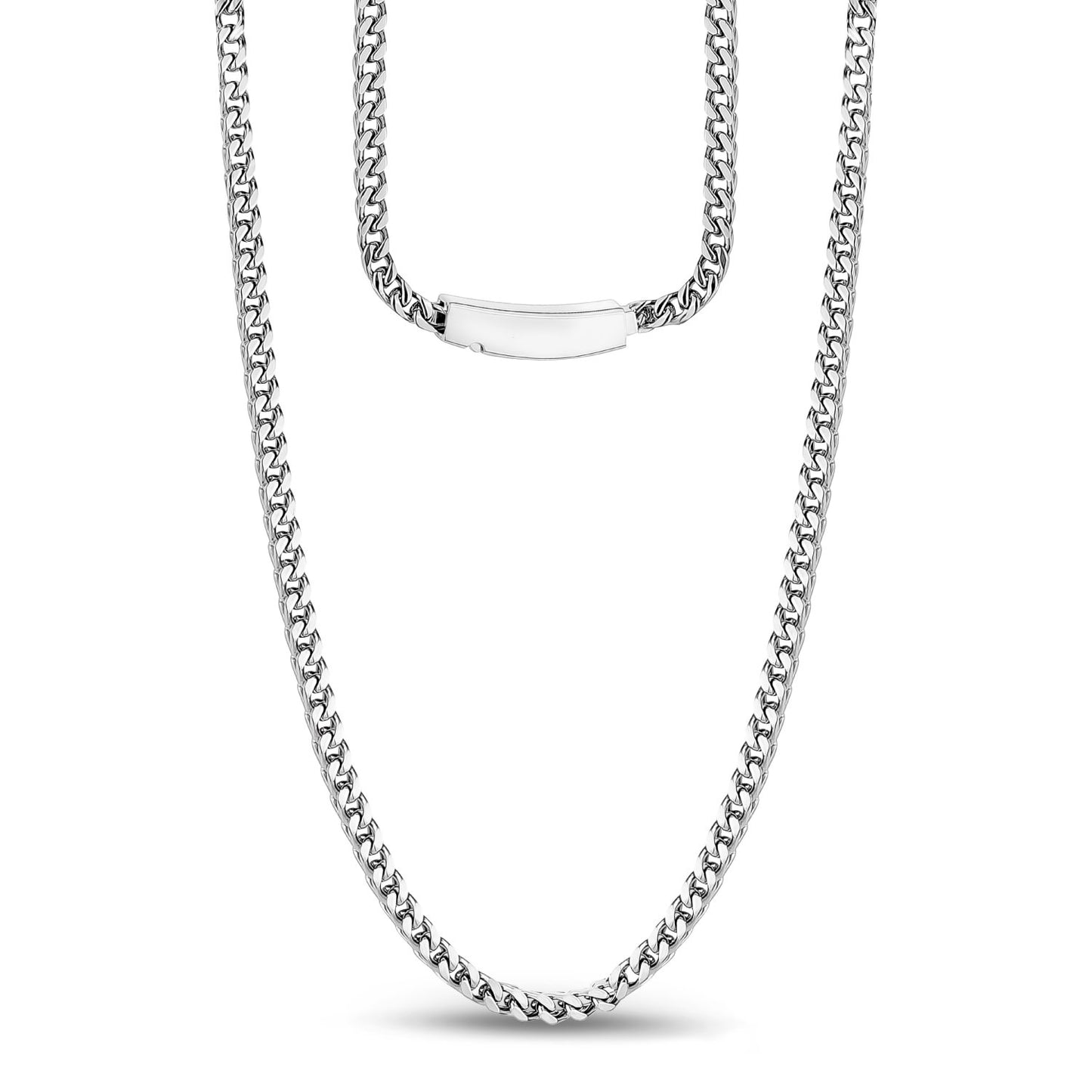 3mm Thin Franco Link Chain - Men Necklace - The Steel Shop