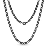 5mm Cuban Link Chain - Unisex Necklaces - The Steel Shop
