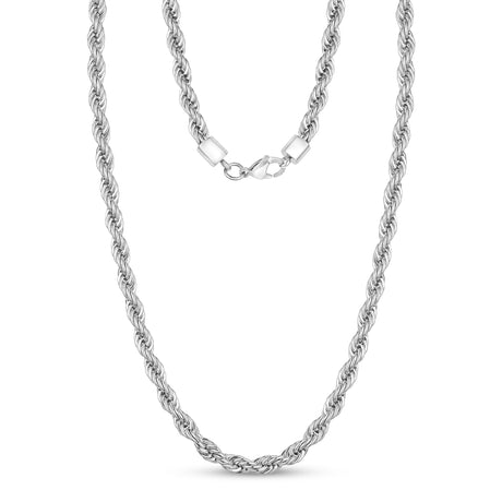 6mm Rope Chain - Men Necklace - The Steel Shop