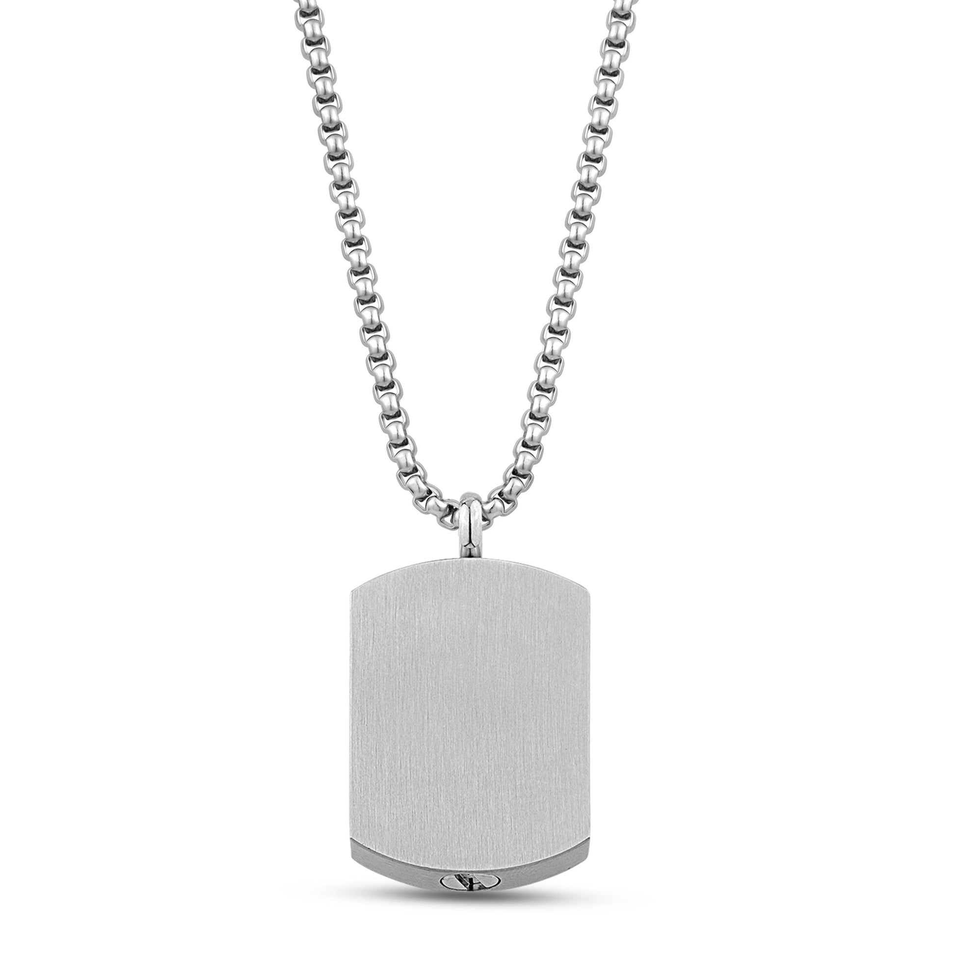Men Pendant - Dog Tag Urn Pendant