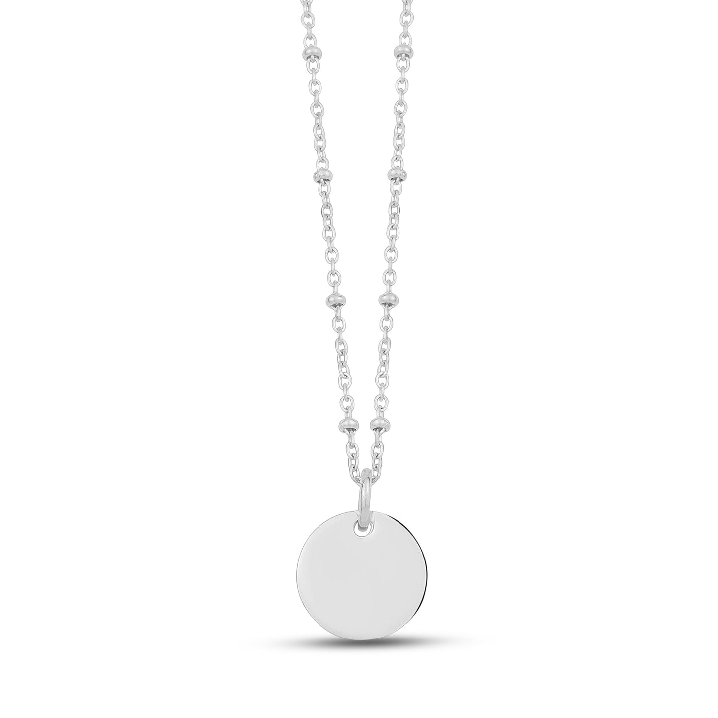 Women Pendant - Beaded Chain Round Pendant