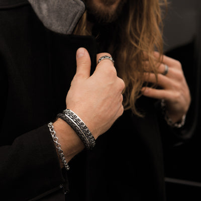 Check Out Why Leather And Silver Bracelets Are So Popular In Mens