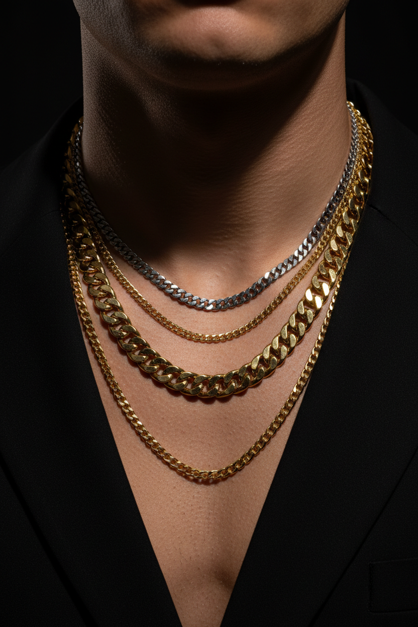 Men’s Chain Length & Layering Guide