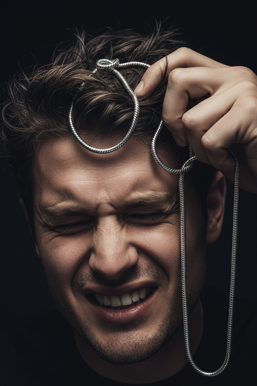 Chain pulling your hair?