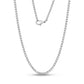 3mm Box link Chain - Unisex Necklaces - The Steel Shop