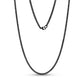 2mm Thin Cuban Link Chain - Unisex Necklaces - The Steel Shop