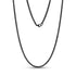 2mm Thin Cuban Link Chain - Unisex Necklaces - The Steel Shop