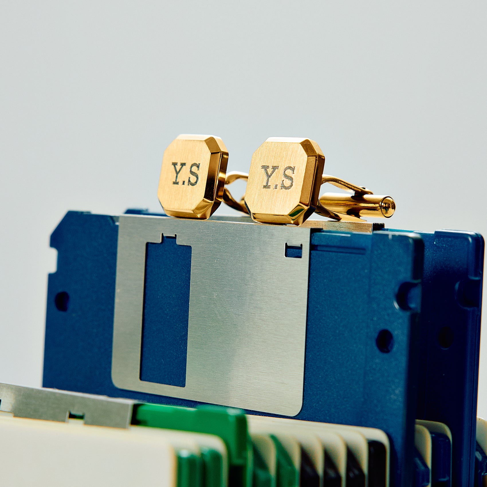 Beveled Edge Cufflinks - Cufflinks - The Steel Shop