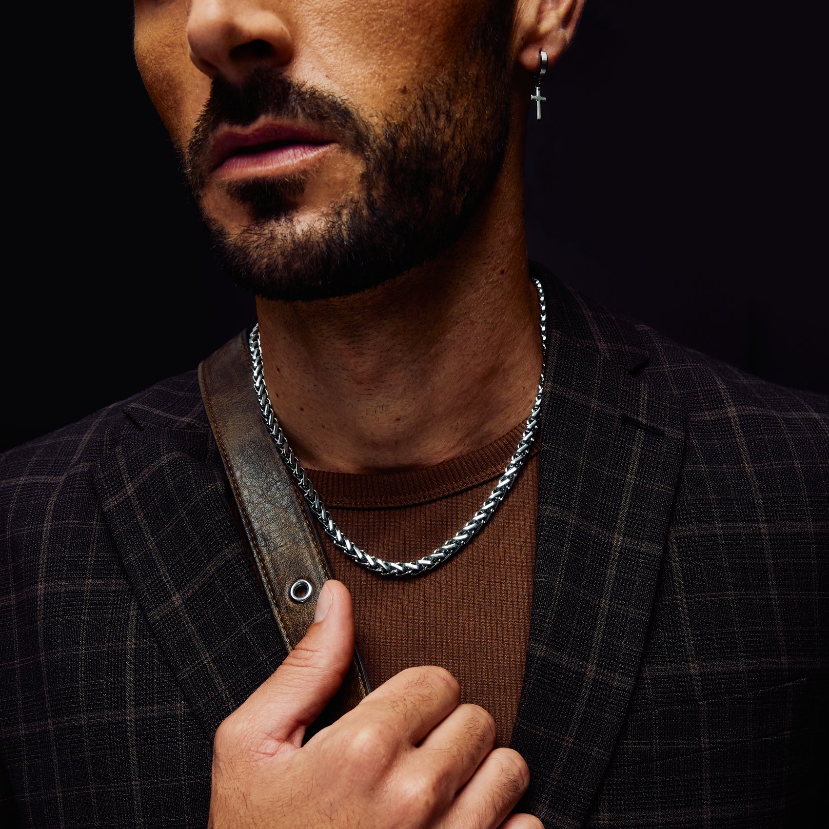 Square Wheat Chain | 6MM - Men Necklace - The Steel Shop