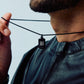 Beveled Edge Two Tone Dog Tag - Men Pendant - The Steel Shop