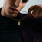 Beveled Edge Urn Pendant - Men Pendant - The Steel Shop