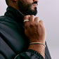 Ripple Link Two-Tone Band - Men Ring - The Steel Shop