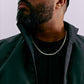 Two Tone Interlocking Link Chain - Men Necklace - The Steel Shop