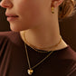 Hammered Heart Pendant - Women Pendant - The Steel Shop