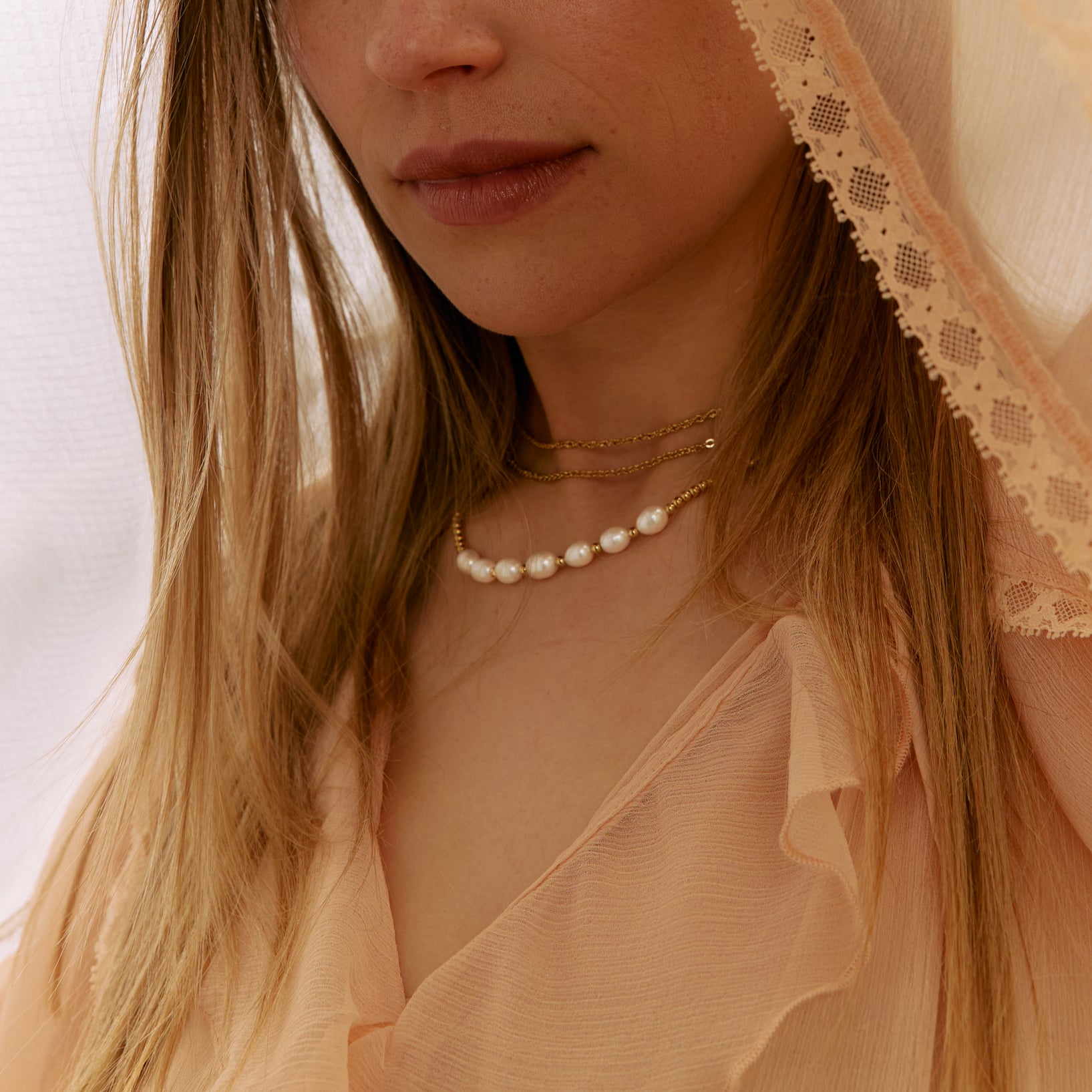 Beaded Pearl Necklace - Women's Necklaces - The Steel Shop