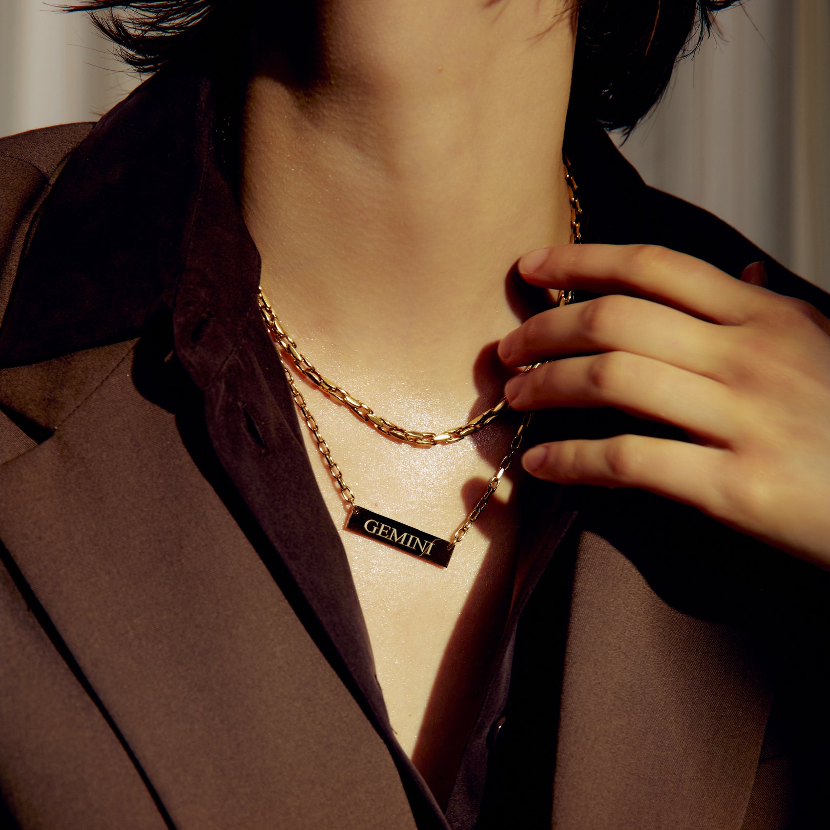 Sleek Rectangular Link Necklace - Women's Necklaces - The Steel Shop