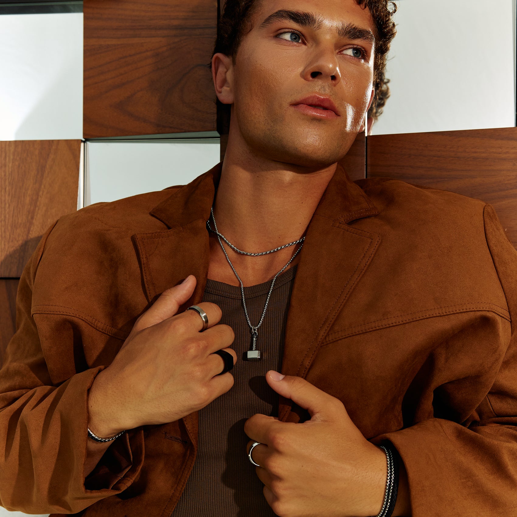 Tethered Link Bracelet - Mens Steel Bracelets - The Steel Shop