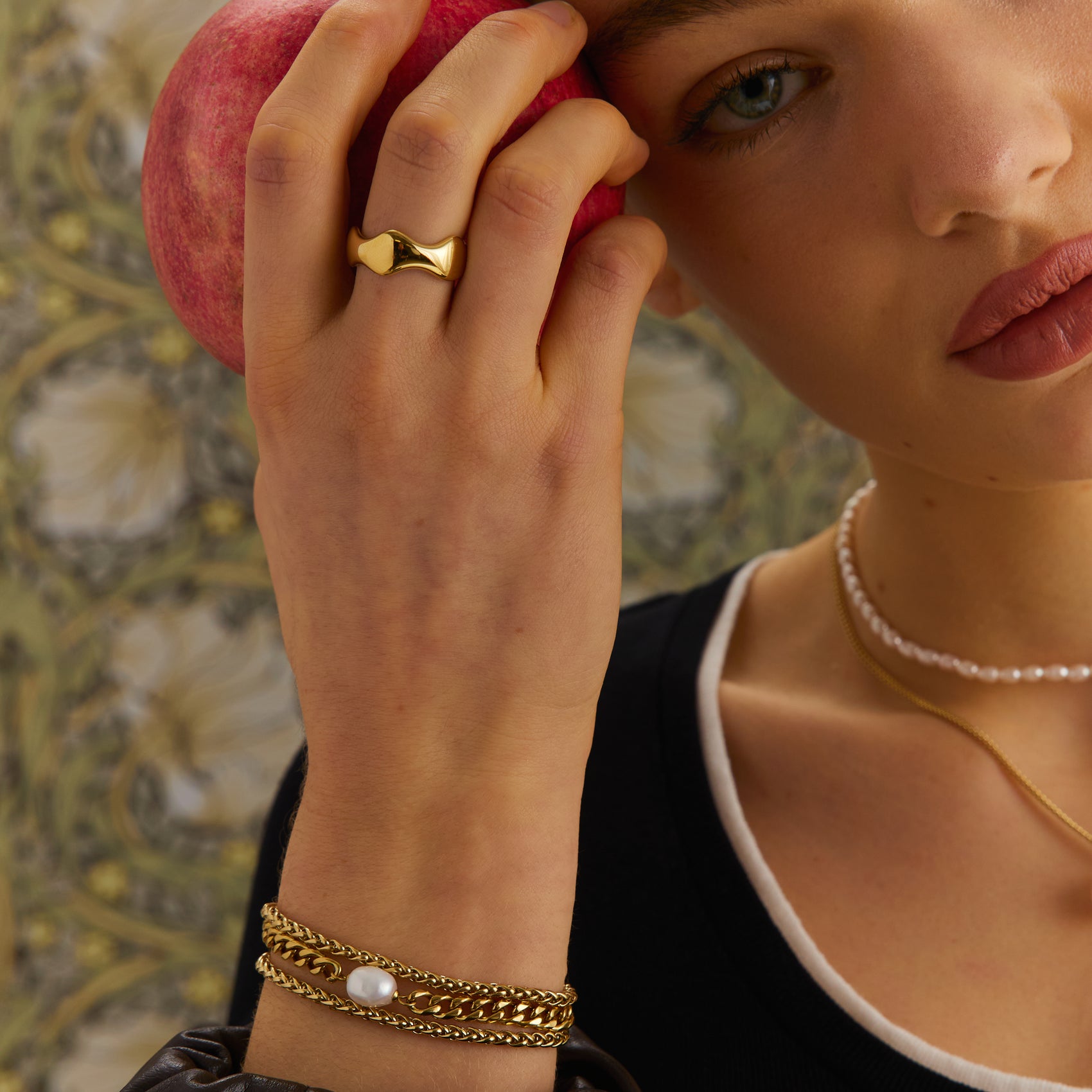 Freshwater Pearl Chain Bracelet
