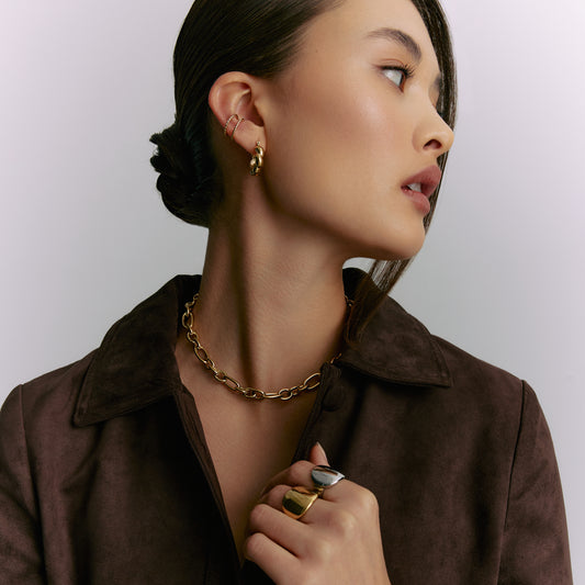 Mixed Link Chain Necklace