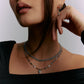 Sculpted Link Gold Necklace