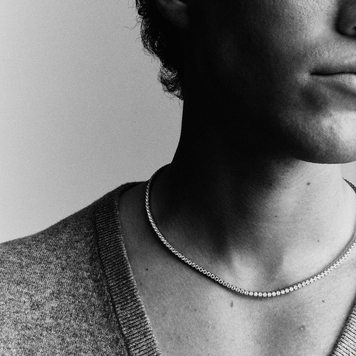 Engravable Tennis Necklace | 3mm