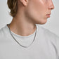 Square Snake Chain | 3MM - Unisex Necklaces - The Steel Shop
