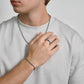 4mm Dome Wedding Band - Unisex Ring - The Steel Shop