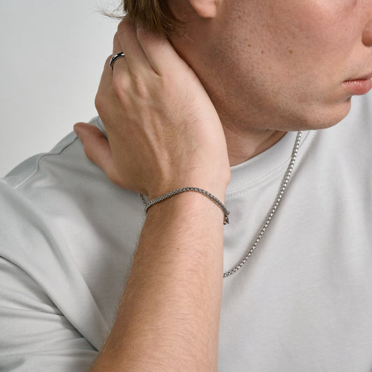 3mm Wheat Set | Silver